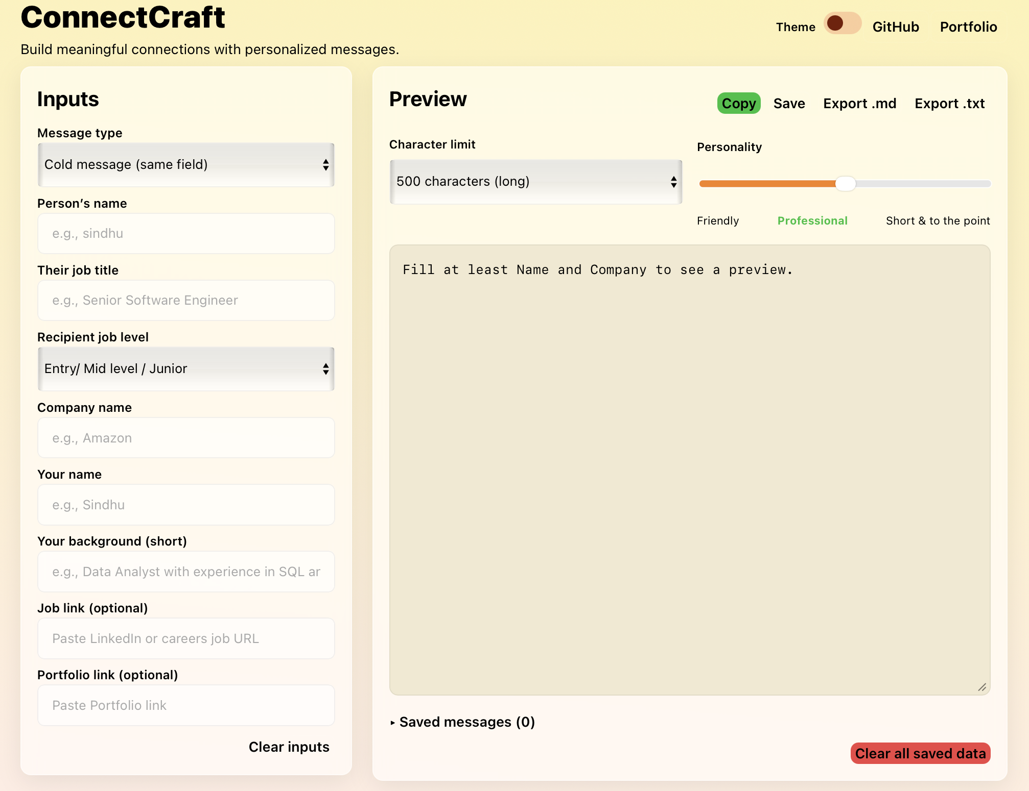 ConnectCraft Interface 2